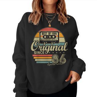 Original 1986Intage Cadeau Anniversaire 40 Ans Homme Sweat-shirt pour femme - Cadeauxyz