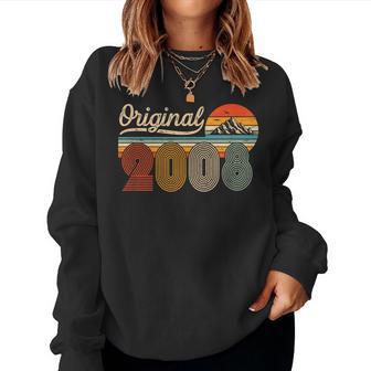Original 2008 Jahrgang 18 Geburtstag 18 Jahre Junge Mädchen Sweatshirt Frauen - Seseable