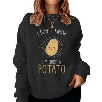 Patata Kawaii Noé Queoyólo Una Patata Cuello Sudadera Mujer - Regaloses