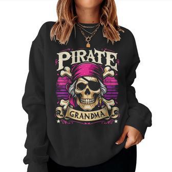 Pirate Grandma Captain Pirate Women Sweatshirt - Thegiftio UK
