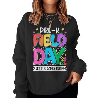 Pre-K Field Day 2026 Let The Games Begin Teacher Kid Women Sweatshirt | Mazezy