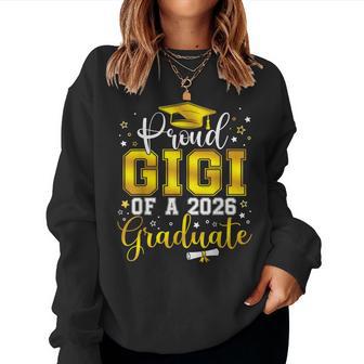 Proud Gigi Of A Class Of 2026 Graduate Senior Graduation Women Sweatshirt - Thegiftio UK