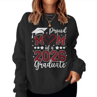 Proud Mom Of A 2026 Graduate Senior 2026 Graduation Women Sweatshirt | Seseable UK