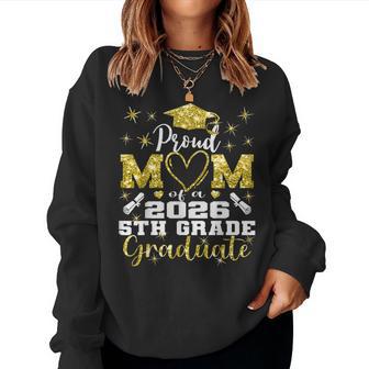 Proud Mom Of 5Th Grade Graduate 2026 Elementary Graduation Women Sweatshirt | Seseable UK