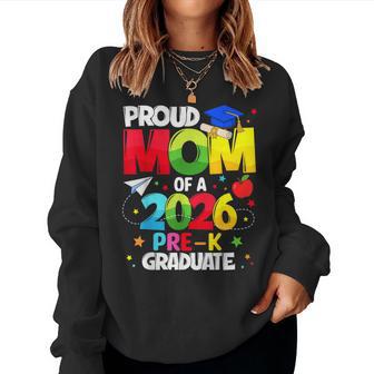 Proud Mom Class Of 2026 Pre-K Graduate Graduation Family Women Sweatshirt | Seseable UK