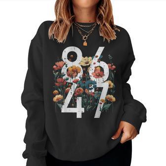 Resist 86 47 Flowers Poppy Protest Kids Men Women Sweatshirt - Thegiftio UK