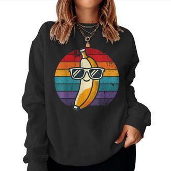 Retro Banane Neuheit Männer Frauen Kinder Lustige Banane Sweatshirt Frauen - Seseable