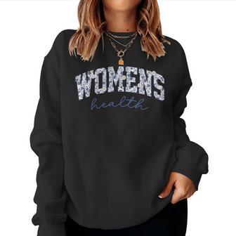 Retro Health Daisy Flower Obgyn Nurse Midwife Doula Women Sweatshirt - Thegiftio UK