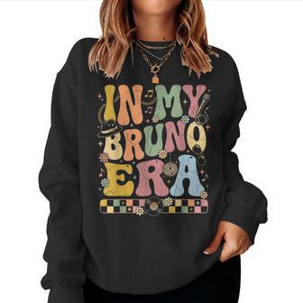 Retro Music In My Bruno Era Concert Fan Women Sweatshirt - Thegiftio UK