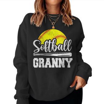 Softball Granny Softball Player Game Day Mother's Day Women Sweatshirt - Thegiftio UK