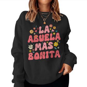 Spanish Grandma La Abuela Más Bonita Women Sweatshirt - Thegiftio UK