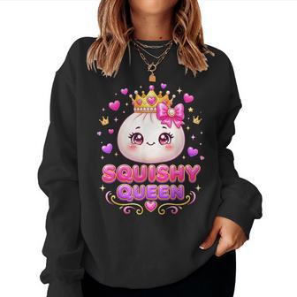 Squishy Queen Dumpling Kawaii Pastel Anime Birthday Girl Women Sweatshirt | Seseable UK