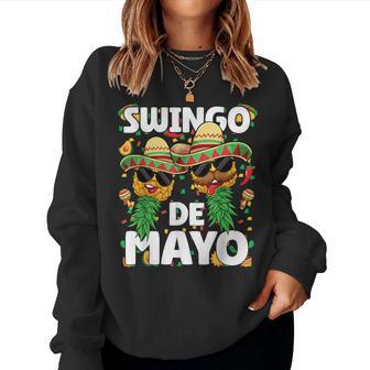 Swingo De Mayo Cinco De Mayo Swinger Mexican Women Women Sweatshirt - Thegiftio
