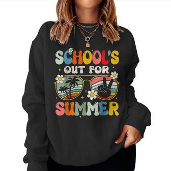 Teacher Boys Girls Schools Out For Summer Women Sweatshirt - Thegiftio UK