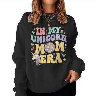 In My Unicorn Mom Era Retro Unicorn Mom Women Sweatshirt - Thegiftio UK