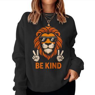 Unity Day Lion Orange Anti Bullying Be Kind Boys Men Women Sweatshirt - Thegiftio UK