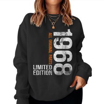 Vintage 1968 58Th Birthday 58 Years Old Women Sweatshirt - Thegiftio UK