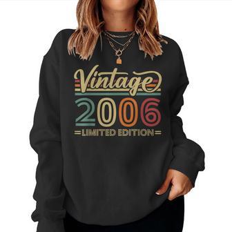 Vintage 2006 Cadeau Anniversaire 20 Ans Pour Garçons Filles Sweat-shirt pour femme - Cadeauxyz
