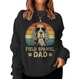 Vintage Field Spaniel Dad Dog Lovers Father's Day For Women Women Sweatshirt | Seseable UK