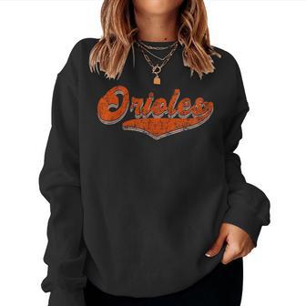 Vintage Oriole Name Retro For Girl Boy Women Sweatshirt - Thegiftio UK