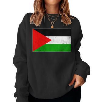 Vintage Palestine Flag For Kids Boys Girls Women Sweatshirt - Thegiftio UK