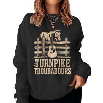 Vintage Turnpike Distressed Country Music Women Women Sweatshirt - Monsterry