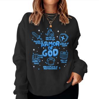 Warrior Of God Put On The Full Armor Of God Kids Women Sweatshirt - Thegiftio UK