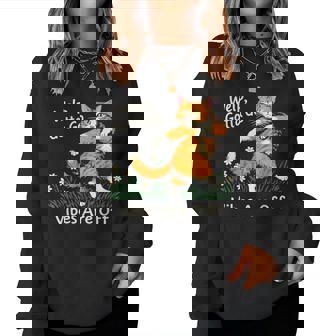 Welp Gotta Go Vibes Are Off Tabby Cat Sarcastic Women Sweatshirt - Thegiftio