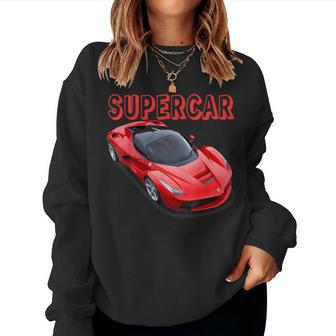男性、女性、子供のための楽しいイタリアンエキゾチック「スー」。 レディーススウェットシャツ - Kawaiitshirt