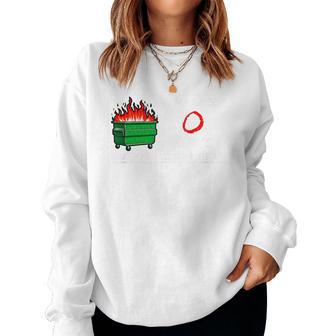 0 Days Since Last Dumpster Fire Work Sarcastic Women Sweatshirt - Thegiftio