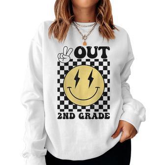 2Nd Grade Graduation Boys Teacher Last Day Of Second Grade Women Sweatshirt - Thegiftio UK