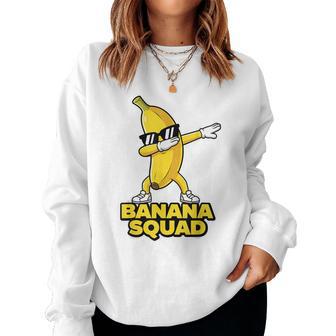 Bananaquad Dabbing Bananaquad Nourriture Et Dab Fruit Pour Garçons Et Enfants Sweat-shirt pour femme - Cadeauxyz