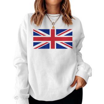 Bandiera Del Regno Unito Britannica Union Jack Uk Bandiere Uomini Donne Women Sweatshirt - Novitaregali