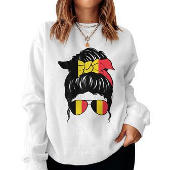 Belga Chica Bélgica Bandera Belga Orgullosa Belga Sudadera Mujer - Regaloses