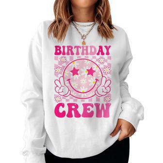Birthday Crew Matching Family Birthday Party Bday Girl Boy Women Sweatshirt - Thegiftio UK