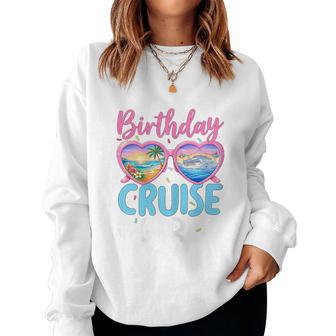 Im The Birthday Cruise Girl Vacation Celebration Women Sweatshirt - Thegiftio UK