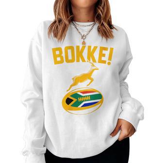 Bokke Springbok Rugby South African Flag Men & Kids Women Sweatshirt - Thegiftio UK