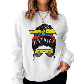 Chica Ecuatoriana Bandera Ecuador Orgullosa Ecuatoriana Sudadera Mujer - Regaloses