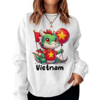 Con Bandiera Delietnam Ietnamitaietnam Per Ragazze Women Sweatshirt - Novitaregali