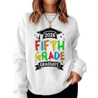 Cute 5Th Grade Graduate 2026 Last Day Of School Kid Boy Girl Women Sweatshirt - Monsterry