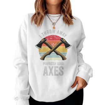 Drôle De Hacheecoué Dans Le Domaine Rétro Sweat-shirt pour femme - Cadeauxyz