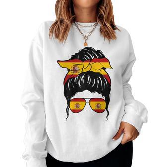 Española Chica España Bandera Española Orgullosa Sudadera Mujer - Regaloses