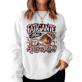 Fatigante Adorable Cadeau Original Humour Drole Anniv Sweat-shirt pour femme - Cadeauxyz