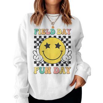Field Day Fun Day For Teacher Kids Happy Field Day 2026 Women Sweatshirt - Thegiftio UK