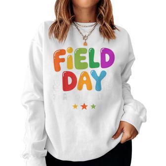 Field Day Red Team Kids Boys Girls Teacher Field Day Games Women Sweatshirt - Thegiftio UK