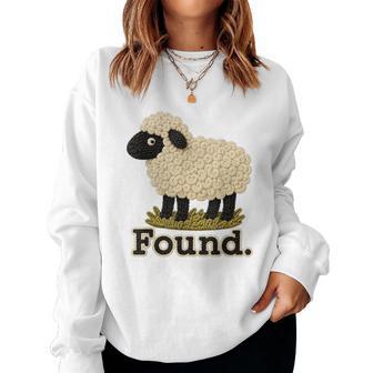 Found Sheep Psalm 23 Christian Faith Women Sweatshirt - Thegiftio UK