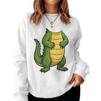 Alligator Adult Kids Gator Costume Women Sweatshirt - Thegiftio UK