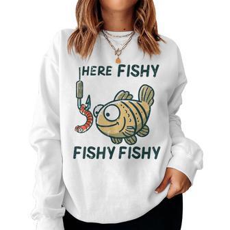 Fishing Fish Hook Cute Boys Kids Men Women Sweatshirt - Thegiftio UK