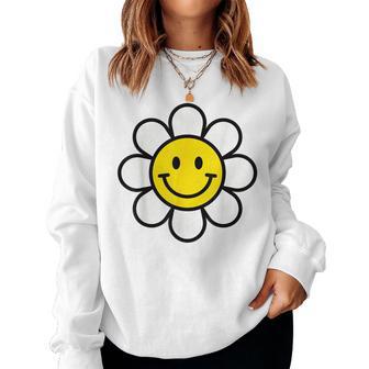 Giallo Feliceorridenteorrisoiso Margherita Flower Bambini Ragazza Women Sweatshirt - Novitaregali
