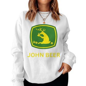 John Beer Humoristique Haut De Gamme Sweat-shirt pour femme - Cadeauxyz